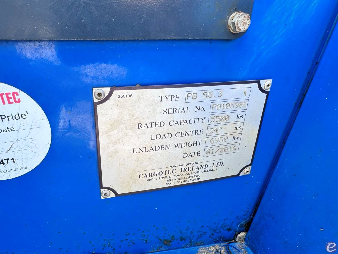 2016 Princeton PB55.3 At UsedEquipmentHub.com