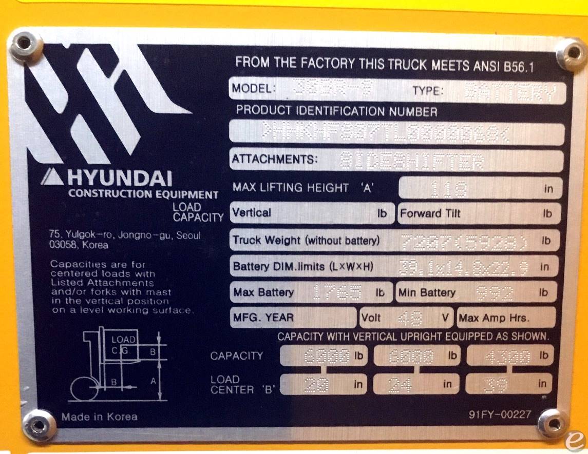 2020 Hyundai 30BR-9 At UsedEquipmentHub.com