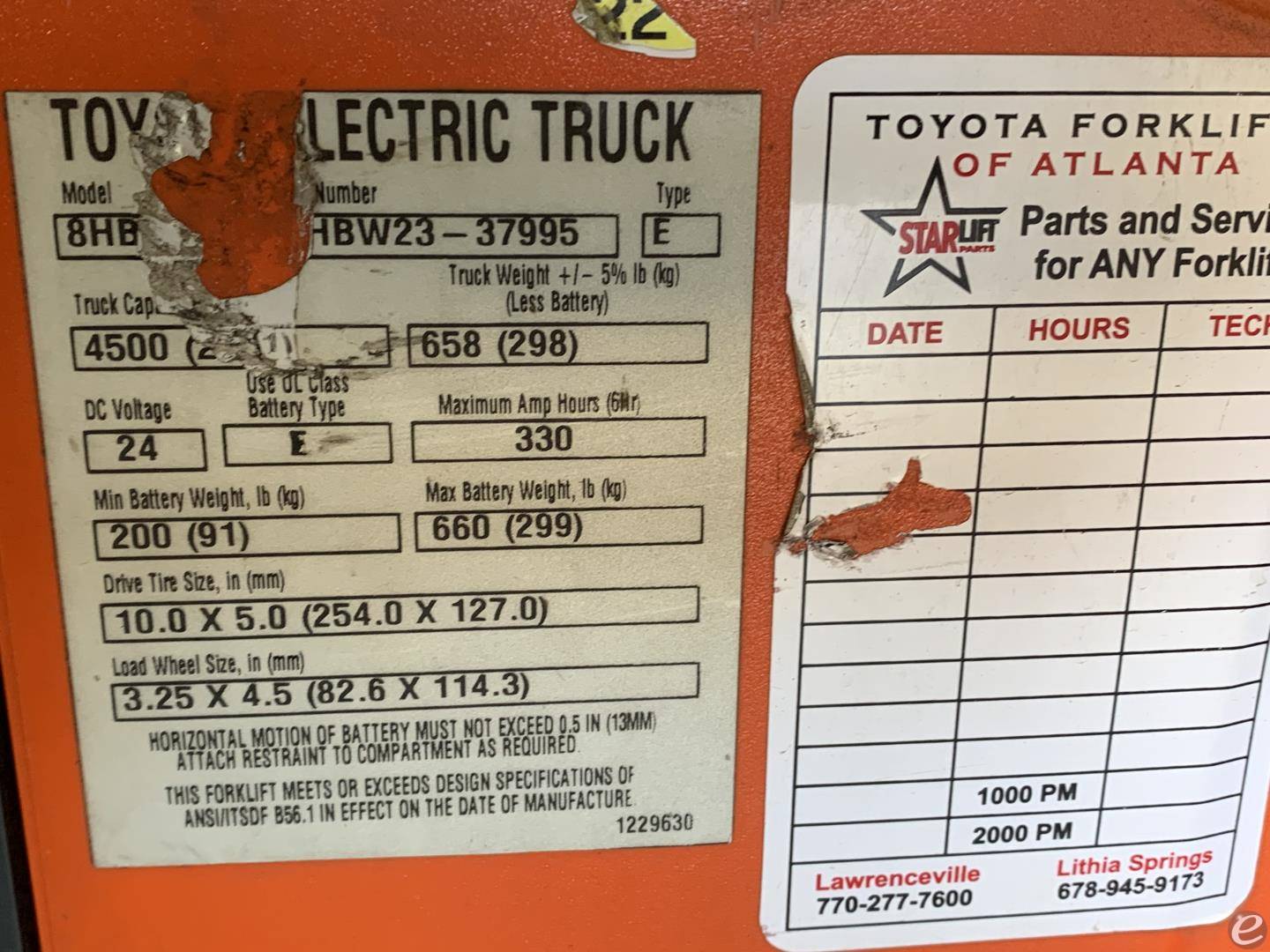 2019 Toyota 8HBW23 At UsedEquipmentHub.com