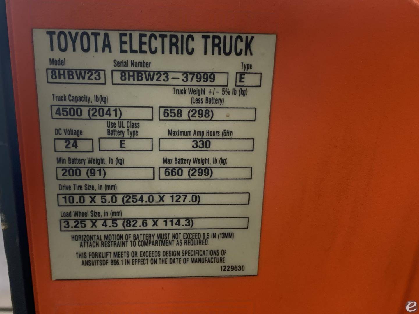 2019 Toyota 8HBW23 At UsedEquipmentHub.com