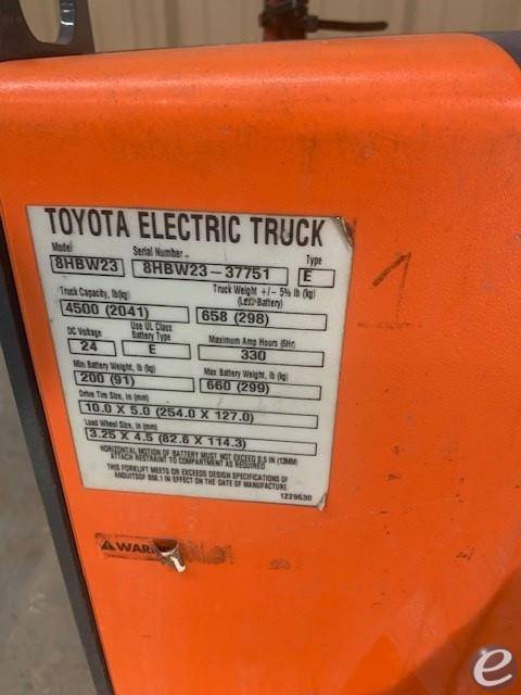 2019 Toyota 8HBW23 At UsedEquipmentHub.com