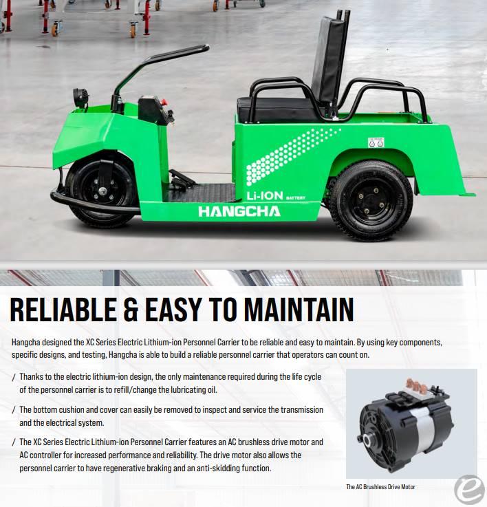  Hangcha PC03Li At UsedEquipmentHub.com