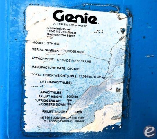 2006 Genie GTH644 At UsedEquipmentHub.com