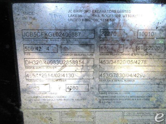 2015 JCB 509-42 At UsedEquipmentHub.com