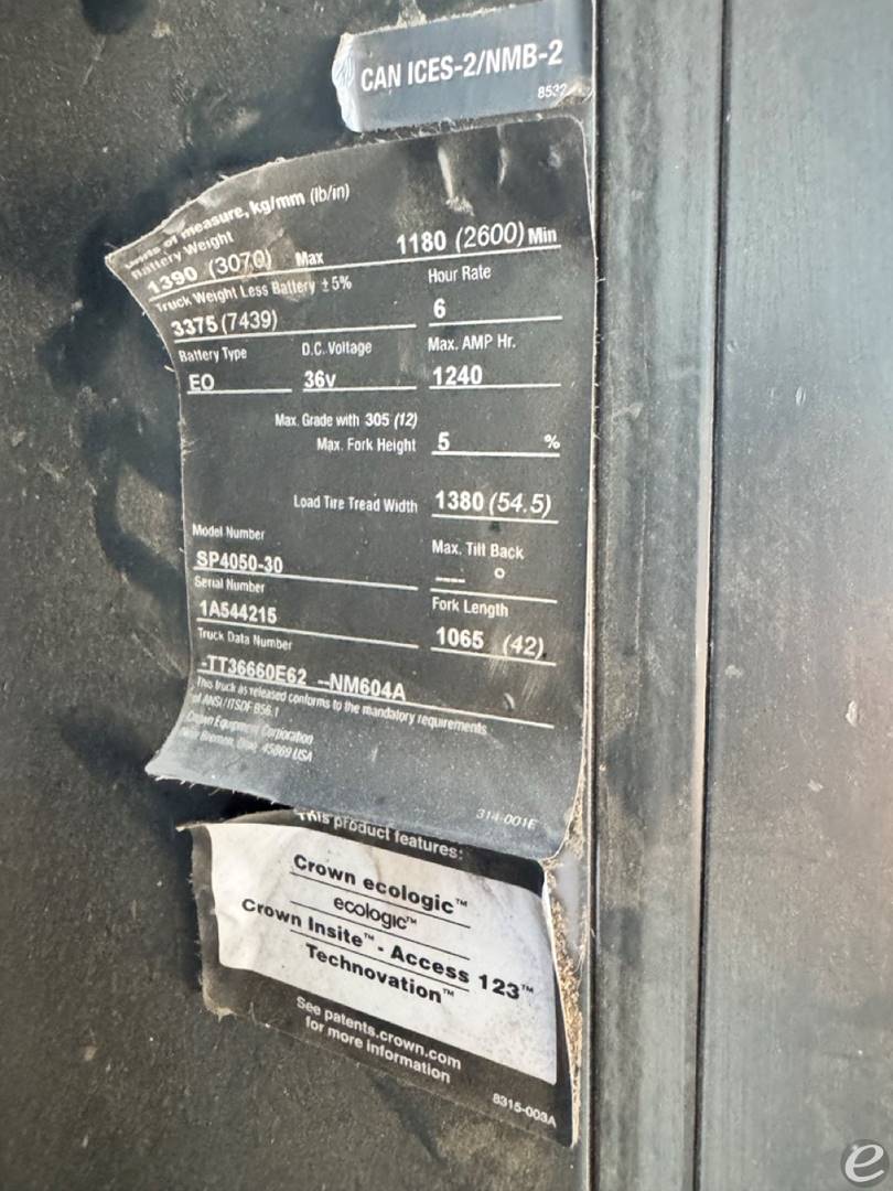 2018 Crown SP4050-30 At UsedEquipmentHub.com