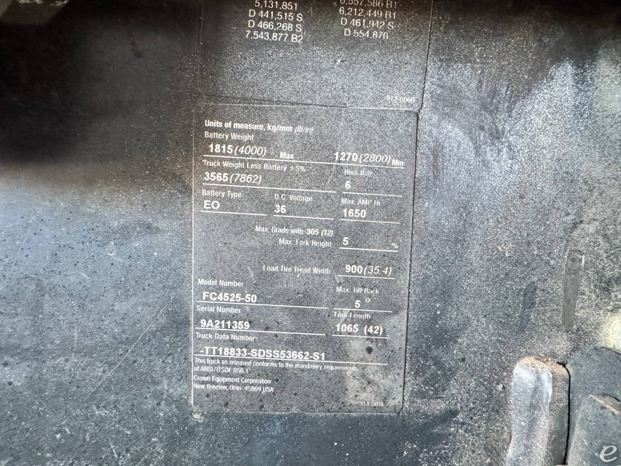 2014 Crown FC4525-50 At UsedEquipmentHub.com